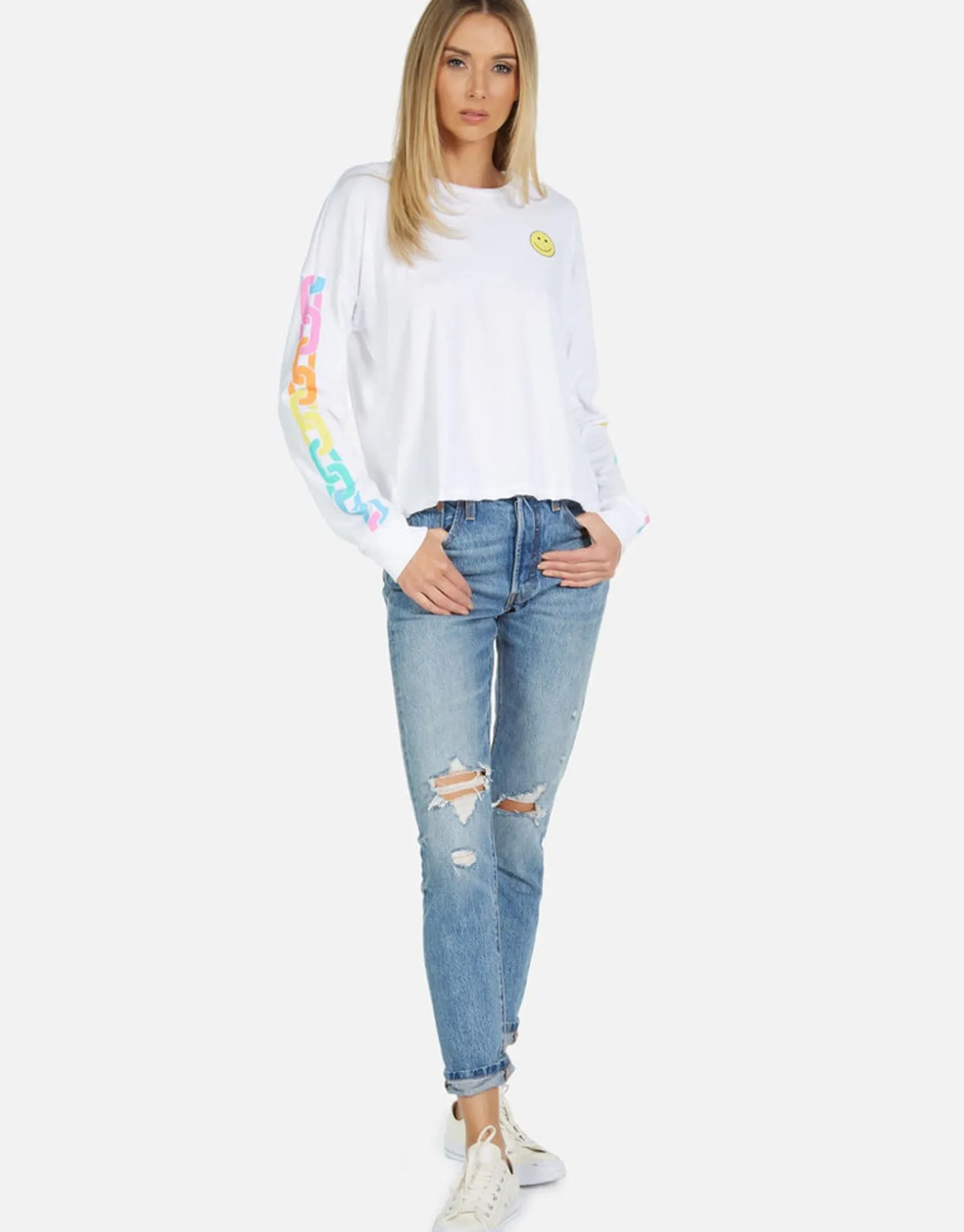 Lauren Moshi Luella Happy Chains*Women Long Sleeve