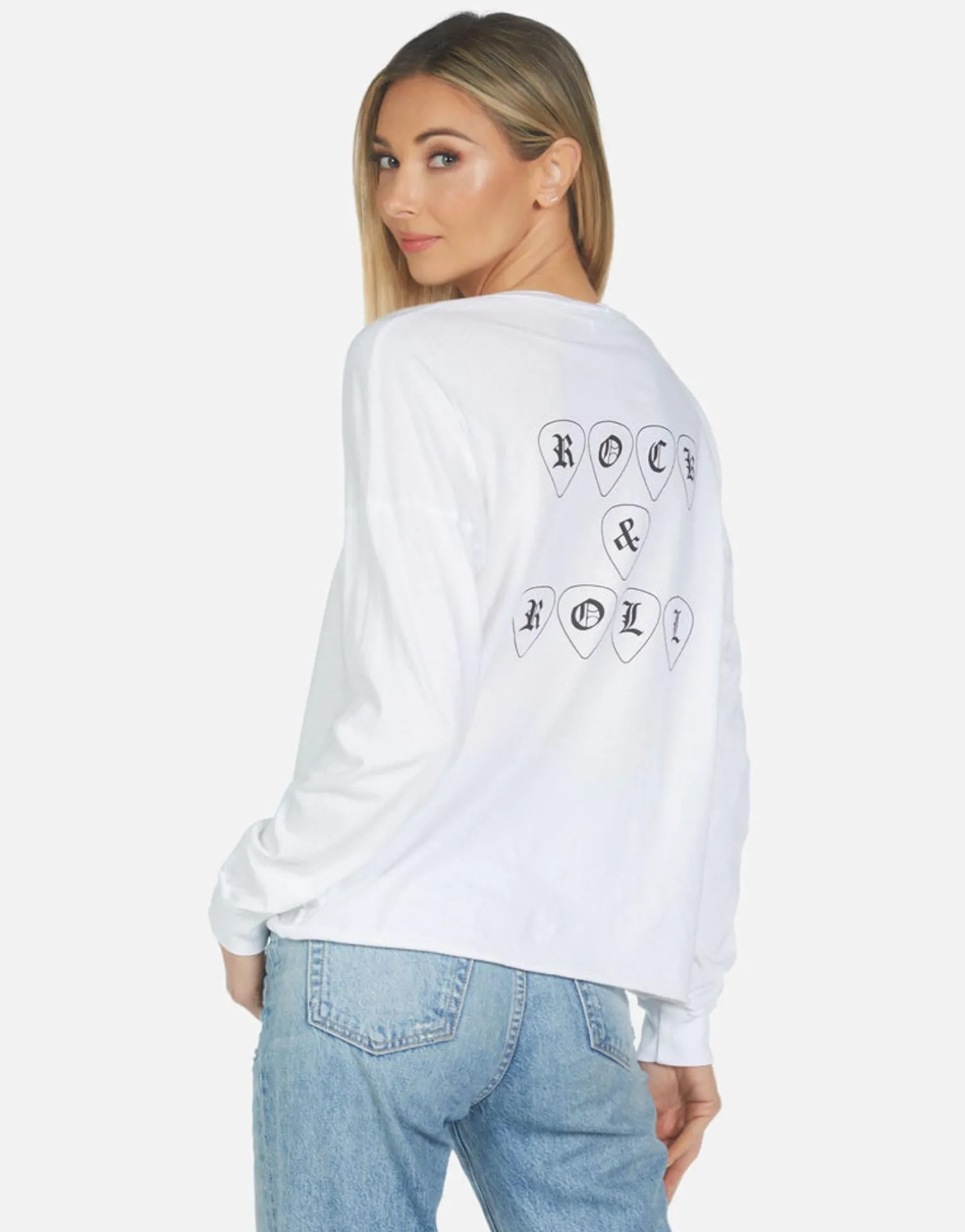 Lauren Moshi Luella Music Skull*Women Long Sleeve