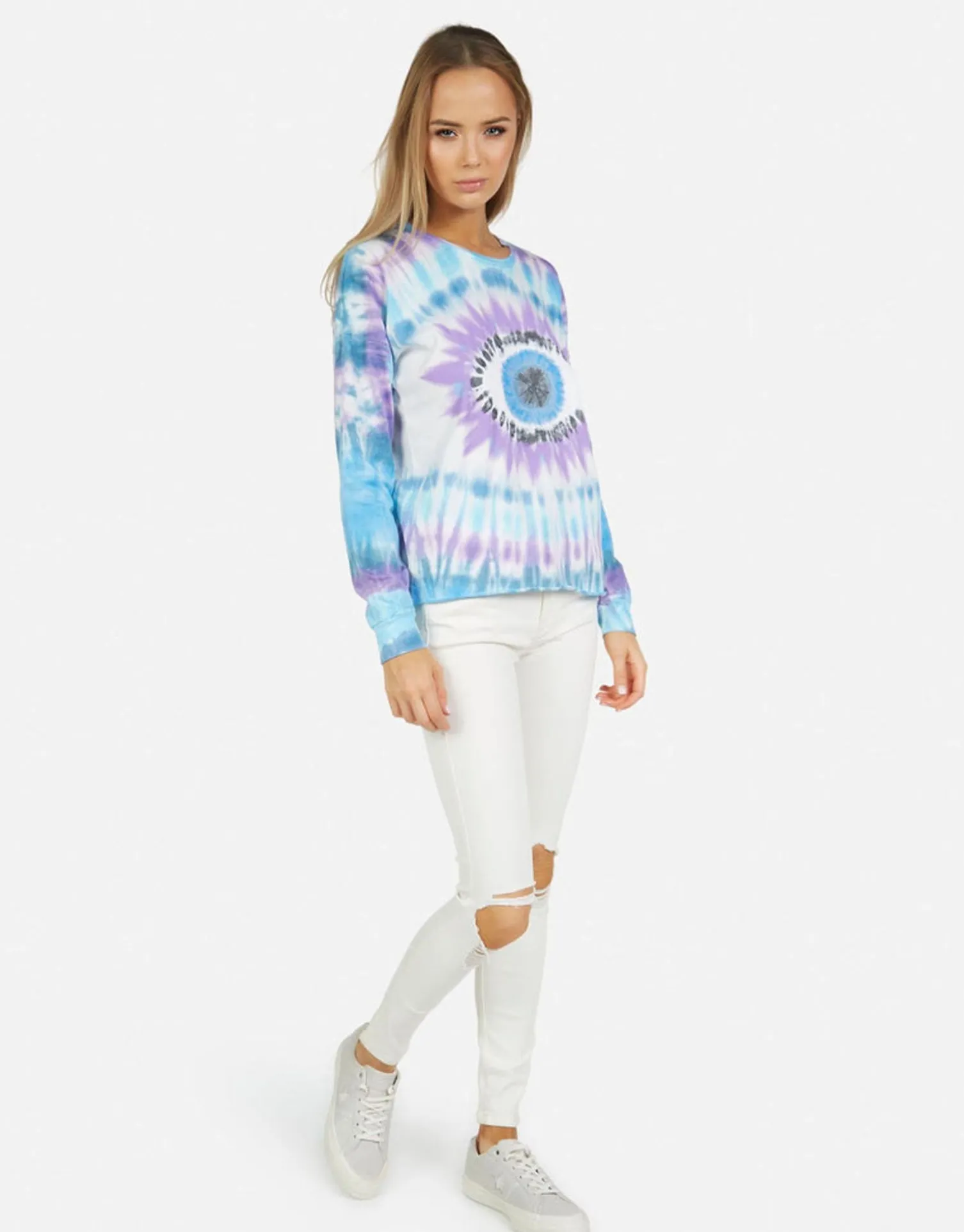 Lauren Moshi Luella Tie Dye Eye*Women Long Sleeve