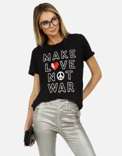 Lauren Moshi Make Love Not War Vintage S/S Tee | Edda X By *Women Short Sleeve