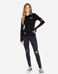Lauren Moshi Mckinley Butterfly Wings*Women Long Sleeve