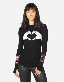 Lauren Moshi Mckinley Friendship Love*Women Long Sleeve