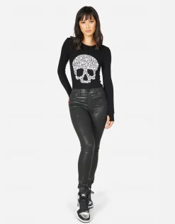 Lauren Moshi Mckinley Happy Skulls*Women Long Sleeve