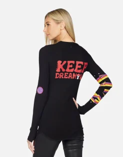 Lauren Moshi Mckinley Keep Dreaming*Women Long Sleeve