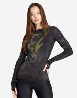 Lauren Moshi Mckinley Lightning Snake In | *Women Long Sleeve