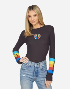 Lauren Moshi Mckinley Peace Rays*Women Long Sleeve