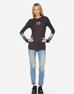 Lauren Moshi Mckinley Peace Rays*Women Long Sleeve