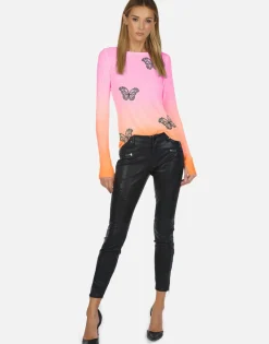 Lauren Moshi Mckinley X Butterfly Hamsa*Women Long Sleeve