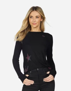 Lauren Moshi Mckinley X Crystal Elements*Women Long Sleeve