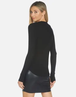 Lauren Moshi Mckinley X Pink Boxing Glove*Women Long Sleeve