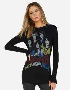 Lauren Moshi Mckinley X Vintage Aerosmith*Women Long Sleeve