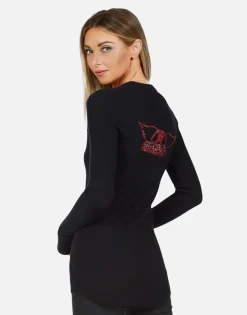 Lauren Moshi Mckinley X Vintage Aerosmith*Women Long Sleeve