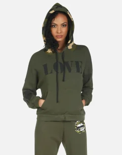 Lauren Moshi Melanie Camo Lip*Women Hoodies