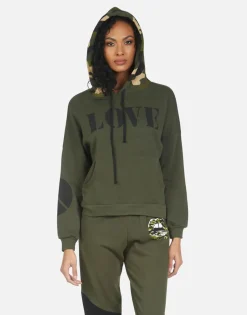 Lauren Moshi Melanie Camo Lip*Women Hoodies
