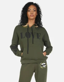 Lauren Moshi Melanie Camo Lip*Women Hoodies
