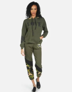 Lauren Moshi Melanie Camo Lip*Women Hoodies