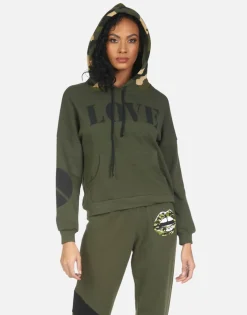 Lauren Moshi Melanie Camo Lip*Women Hoodies