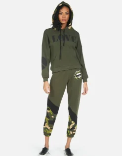 Lauren Moshi Melanie Camo Lip*Women Hoodies
