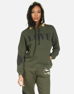 Lauren Moshi Melanie Camo Lip*Women Hoodies
