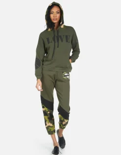 Lauren Moshi Melanie Camo Lip*Women Hoodies