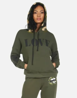 Lauren Moshi Melanie Camo Lip*Women Hoodies