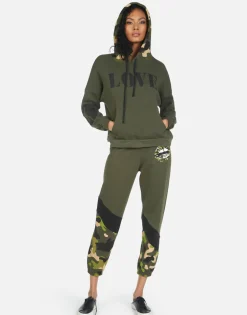 Lauren Moshi Melanie Camo Lip*Women Hoodies