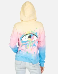 Lauren Moshi Melanie Watercolor Eye*Women Hoodies