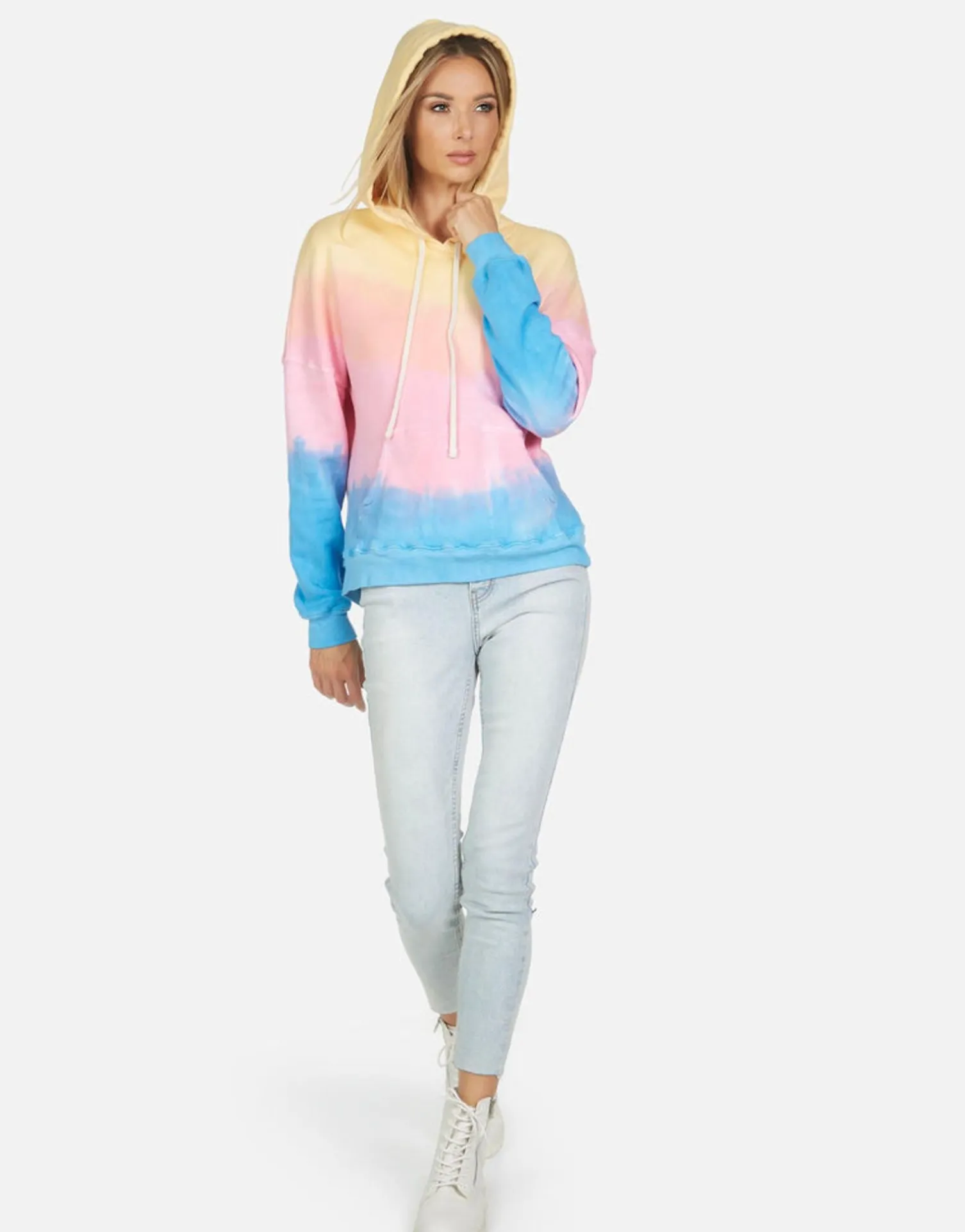 Lauren Moshi Melanie Watercolor Eye*Women Hoodies