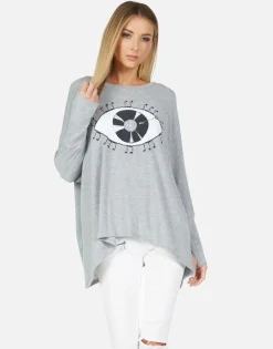 Lauren Moshi Mira Record Eye*Women Long Sleeve