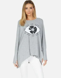 Lauren Moshi Mira Record Eye*Women Long Sleeve