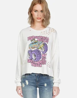 Lauren Moshi Monster Truck Guy L/S Pullover | Lee By *Women Long Sleeve