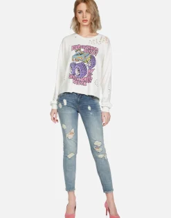 Lauren Moshi Monster Truck Guy L/S Pullover | Lee By *Women Long Sleeve
