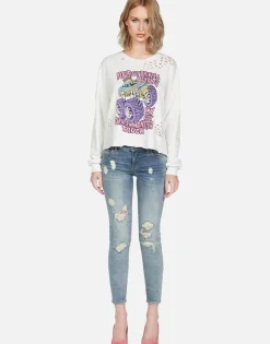 Lauren Moshi Monster Truck Guy L/S Pullover | Lee By *Women Long Sleeve