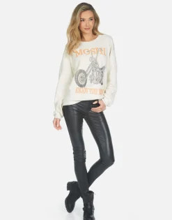 Lauren Moshi Moshi Ride L/S Boyfriend Pullover | Sierra By *Women Long Sleeve