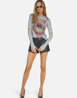 Lauren Moshi Motley Crue Shout At The Devil Thermal | Amora X By *Women Long Sleeve