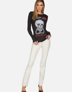 Lauren Moshi Motley Crue Too Fast For Love L/S Fitted Thermal By *Women Long Sleeve