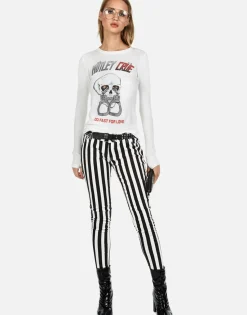 Lauren Moshi Motley Crue Too Fast For Love L/S Fitted Thermal By *Women Long Sleeve