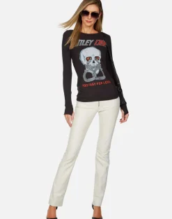 Lauren Moshi Motley Crue Too Fast For Love L/S Fitted Thermal By *Women Long Sleeve