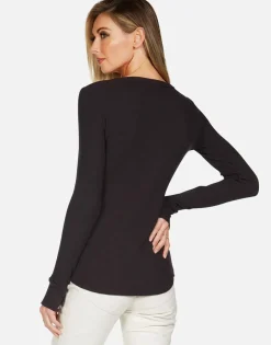 Lauren Moshi Motley Crue Too Fast For Love L/S Fitted Thermal By *Women Long Sleeve