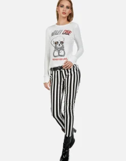 Lauren Moshi Motley Crue Too Fast For Love L/S Fitted Thermal By *Women Long Sleeve