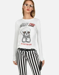 Lauren Moshi Motley Crue Too Fast For Love L/S Fitted Thermal By *Women Long Sleeve