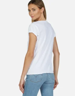 Lauren Moshi Multi Outline Star S/S Vintage Tee | Croft X By *Women Short Sleeve