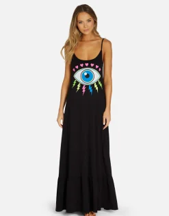 Lauren Moshi Neon Lightning Eye Maxi Dress In | Beatrix By *Women Dresses