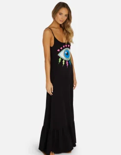 Lauren Moshi Neon Lightning Eye Maxi Dress In | Beatrix By *Women Dresses