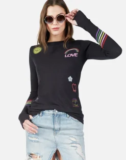 Lauren Moshi Neon Signs L/S Fitted Thermal W/ Thumbholes | Mckinley *Women Long Sleeve