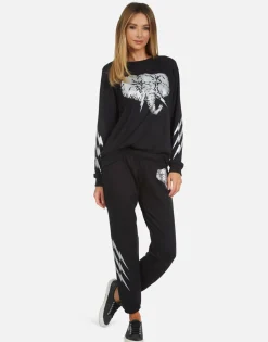 Lauren Moshi Noleta Electric Elephant*Women Long Sleeve