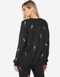 Lauren Moshi Noleta Mini Lipstick*Women Long Sleeve