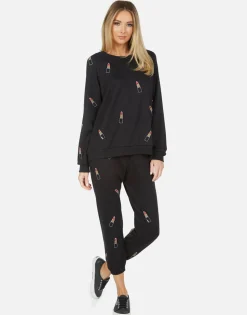 Lauren Moshi Noleta Mini Lipstick*Women Long Sleeve