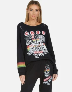 Lauren Moshi Noleta Punk Cbgb*Women Long Sleeve