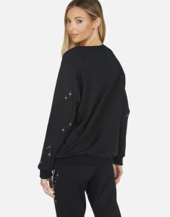 Lauren Moshi Noleta Sparkle Star*Women Long Sleeve